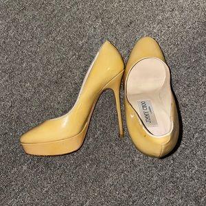 Jimmy choo Patent leather nude heels